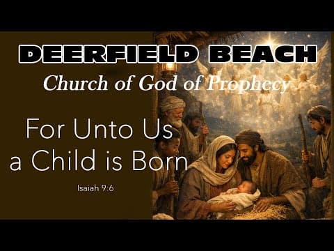 For Unto Us a Child is Born