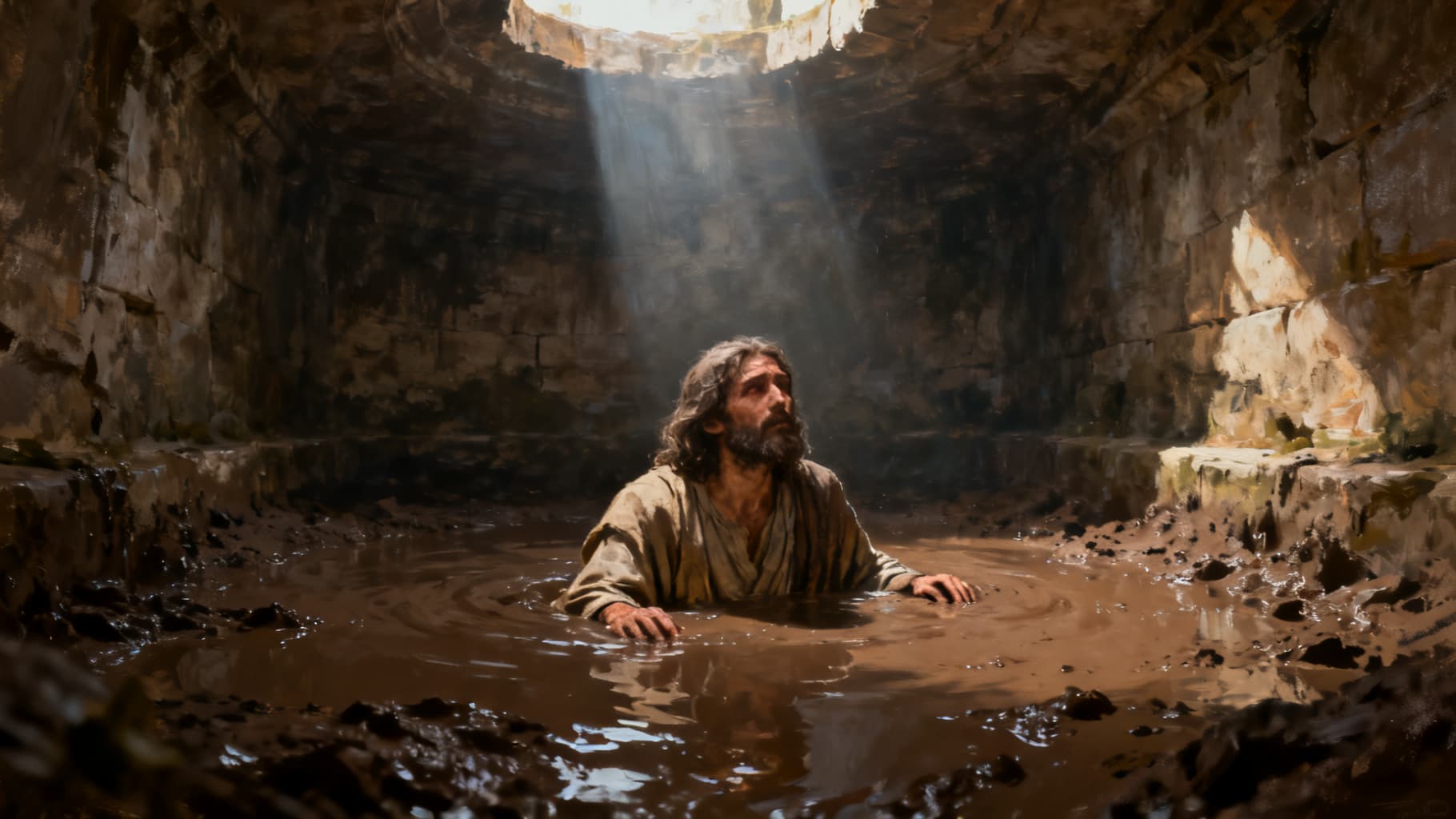 Jeremiah abandoned in the mire of the cistern