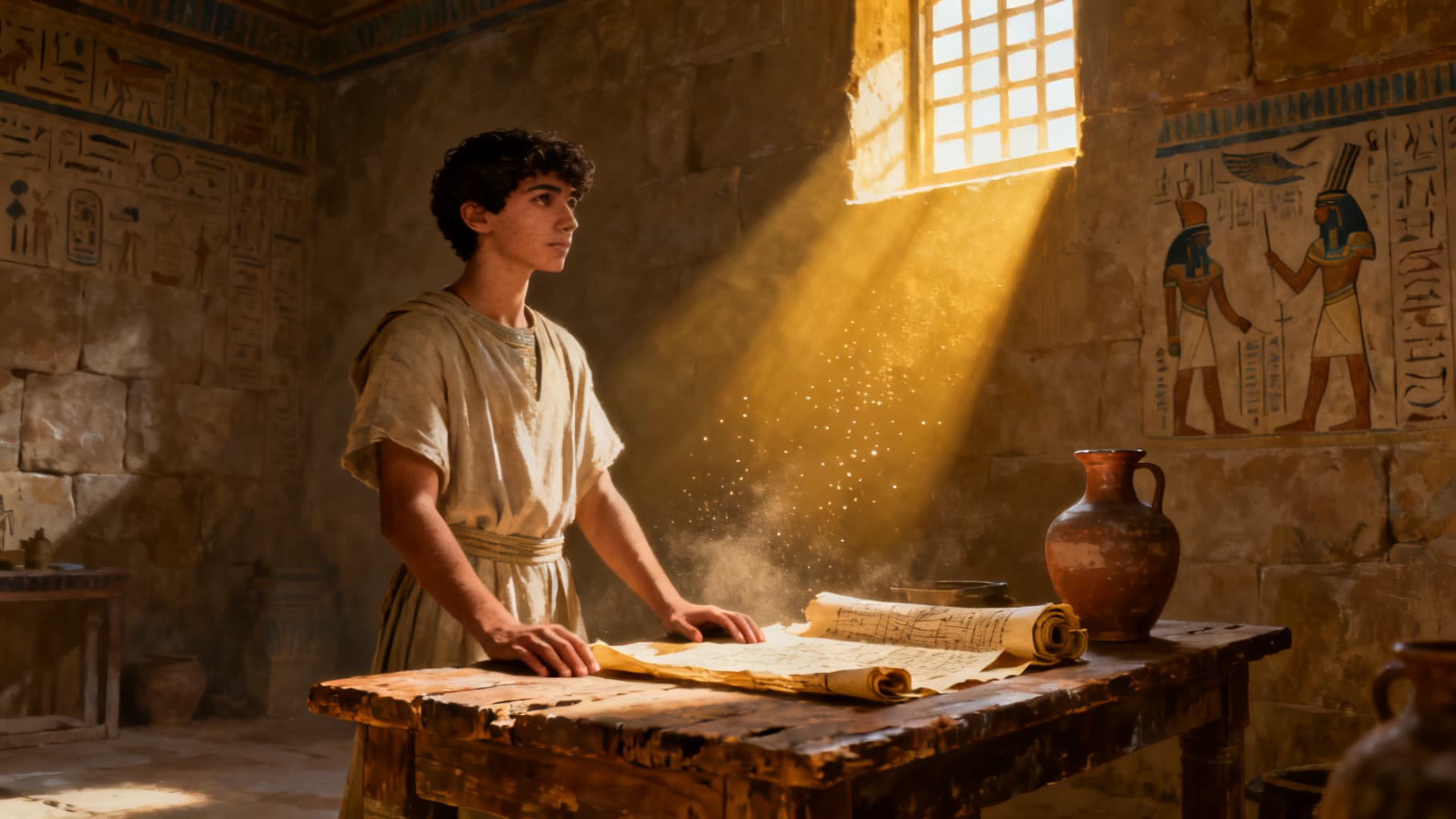 Joseph faithful in obscurity, dignified in a humble setting