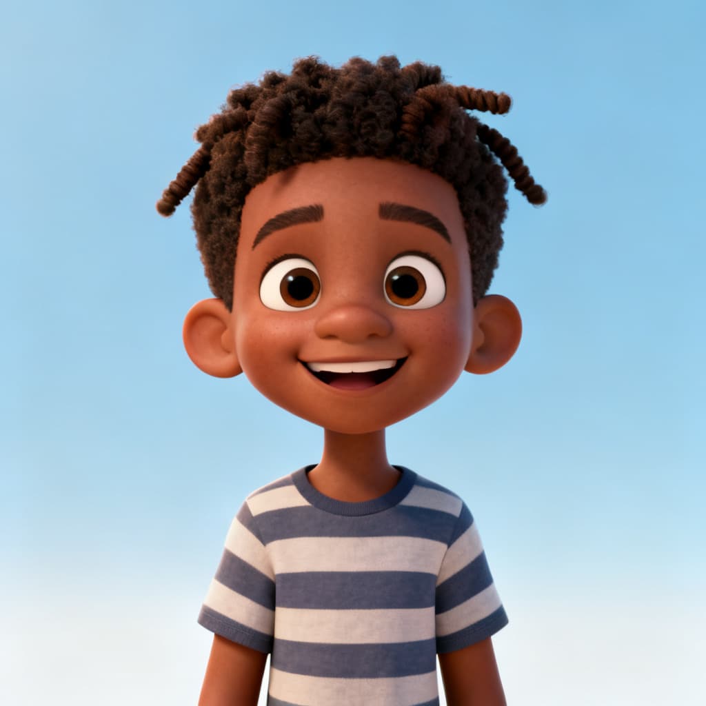 A cheerful VBS friend shining brightly with Jesus