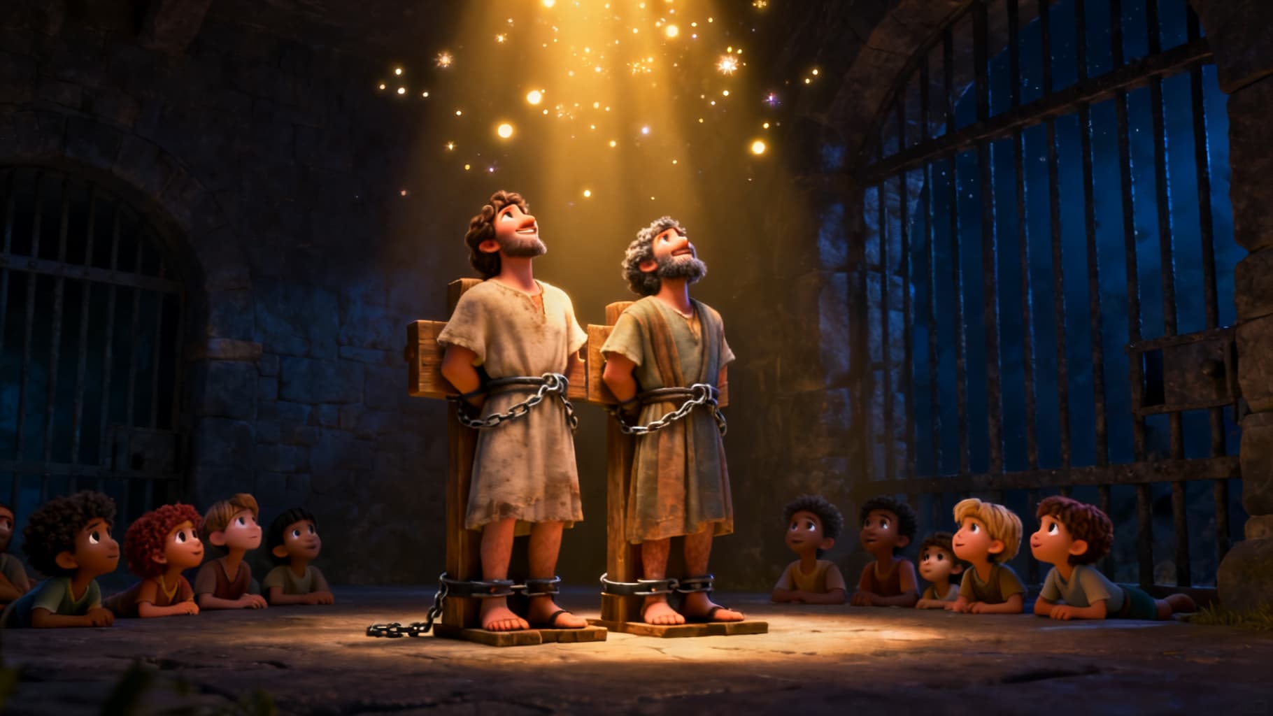 Paul & Silas Praise in the Light